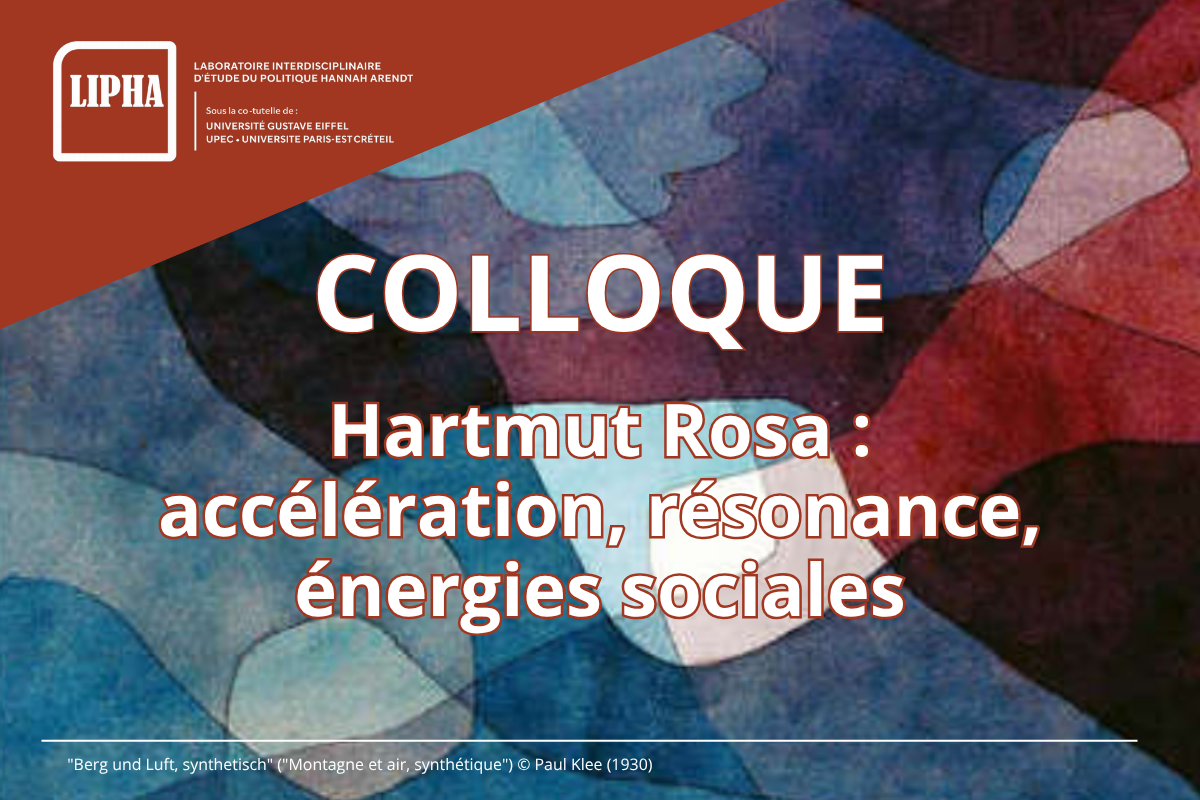 Colloque Hartmut Rosa