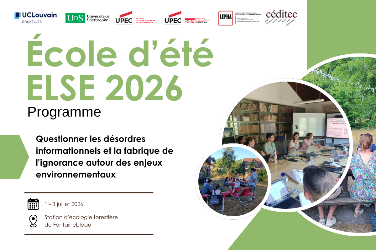 programme école d'été ELSE